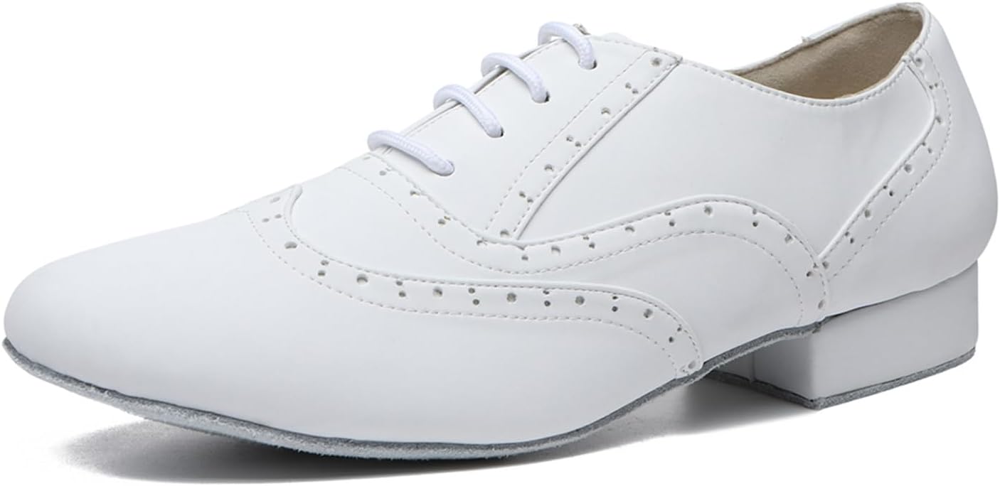 Мужские кожаные танцевальные туфли SWDZM для стандартного и латинского танго, современных танцев, профессиональные тренировочные туфли, белый
Мужские кожаные танцевальные туфли SWDZM для стандартного и латинского танго, современных танцев, профессиональные тренировочные туфли, белый