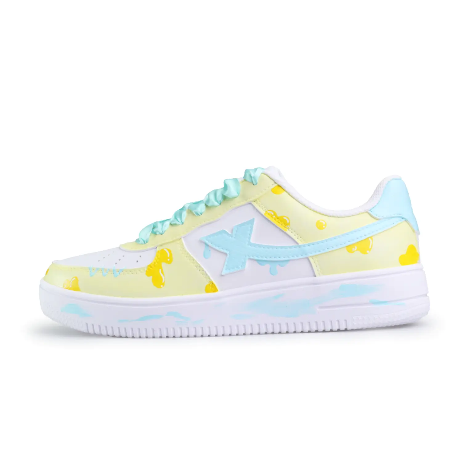 XTEP Скользоустойчивые, износостойкие, легкие низкие кеды для скейтбординга Air Force One унисекс желто-голубые, цвет Yellow Blue
XTEP Скользоустойчивые, износостойкие, легкие низкие кеды для скейтбординга Air Force One унисекс желто-голубые, цвет Yellow Blue