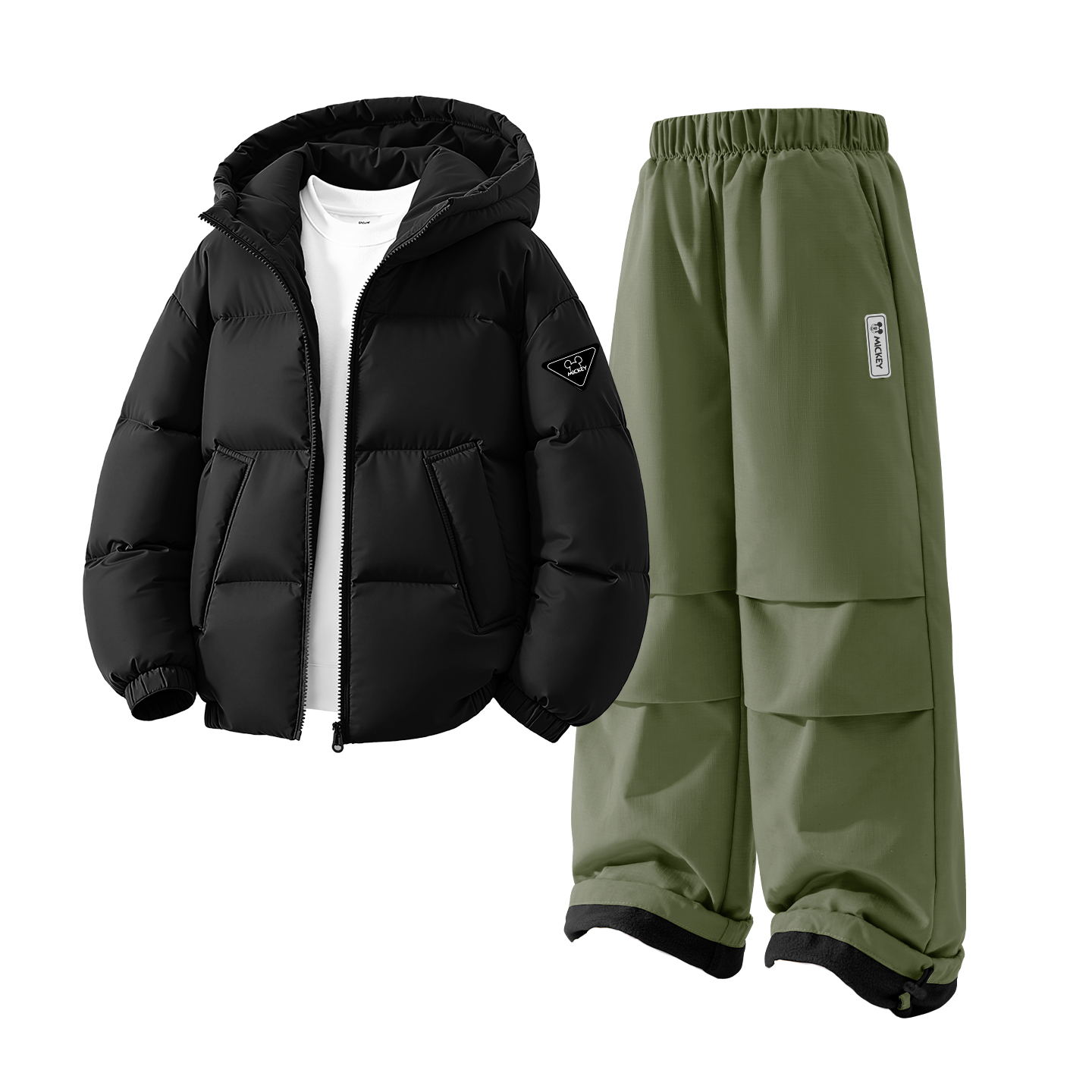 Детская повседневная спортивная одежда Disney, черный/зеленый
Детская повседневная спортивная одежда Disney, черный/зеленый