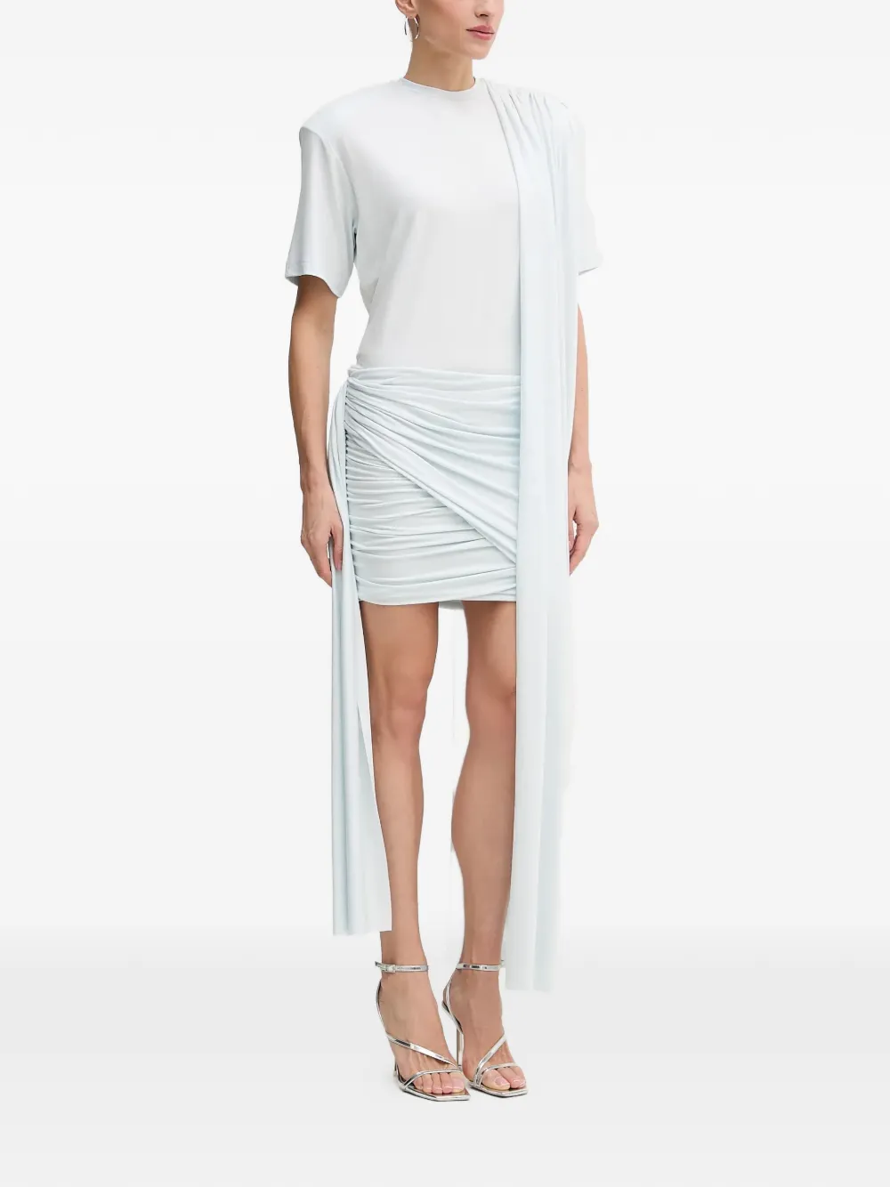 Мини-платье Anya с драпировкой La Mania, синий
Мини-платье Anya с драпировкой La Mania, синий