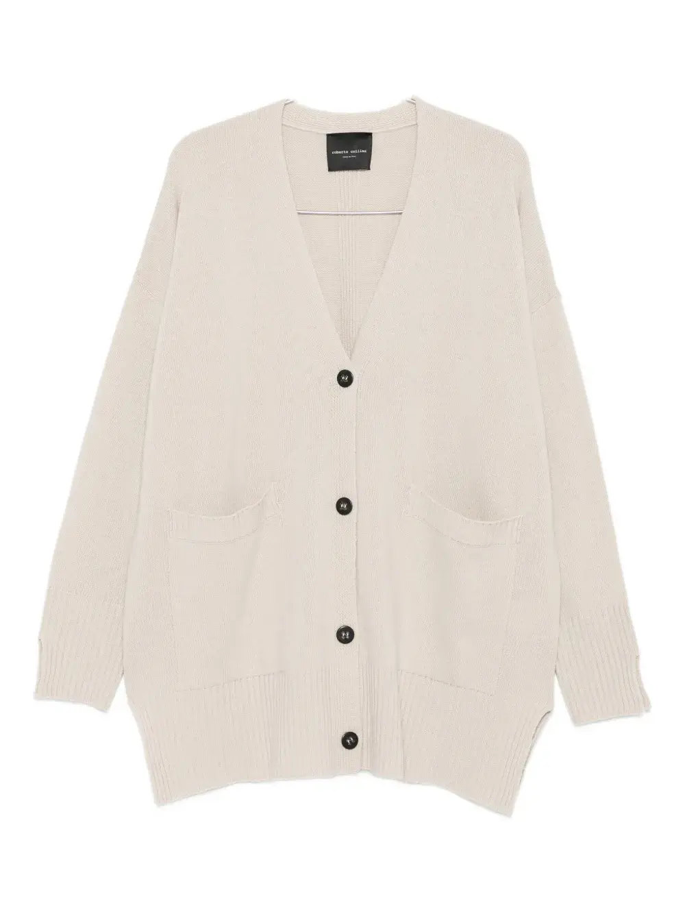 Кардиган с накладными карманами Roberto Collina, нейтральный
Кардиган с накладными карманами Roberto Collina, нейтральный