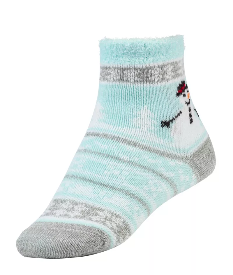 Молодежные праздничные носки до щиколотки Northeast Outfitters Cosy Cabin с изображением значка, цвет Blue Snowman 
Молодежные праздничные носки до щиколотки Northeast Outfitters Cosy Cabin с изображением значка, цвет Blue Snowman