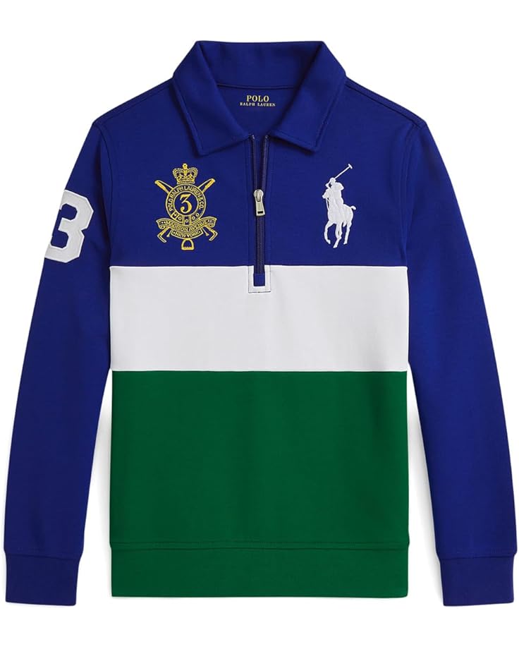 Толстовка Polo Ralph Lauren Kids Big Pony Double-Knit Collared Sweatshirt, цвет Classic Azure Multi
Толстовка Polo Ralph Lauren Kids Big Pony Double-Knit Collared Sweatshirt, цвет Classic Azure Multi