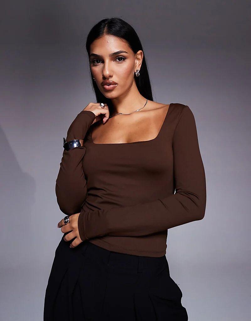 Топ ASOS DESIGN из полиамида с квадратным вырезом и завязками на спине шоколадного цвета
Топ ASOS DESIGN из полиамида с квадратным вырезом и завязками на спине шоколадного цвета