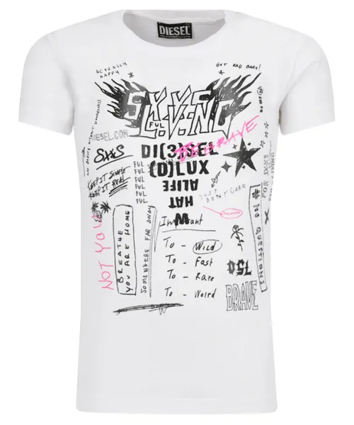 Футболка tsilyexa Regular fit Diesel, белый
Футболка tsilyexa Regular fit Diesel, белый