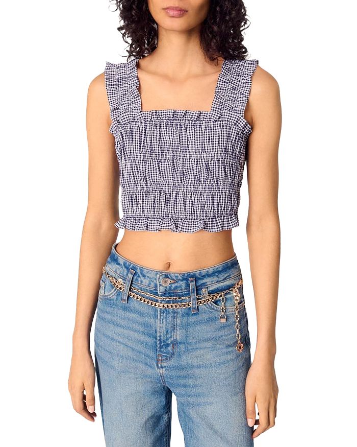 Топ в клетку в клетку Maje, мультиколор
Топ в клетку в клетку Maje, мультиколор