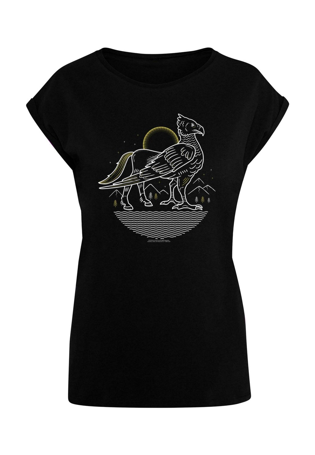 Футболка с принтом HARRY POTTER BUCKBEAK LINE ART ABSOLUTE CULT, черный 
Футболка с принтом HARRY POTTER BUCKBEAK LINE ART ABSOLUTE CULT, черный