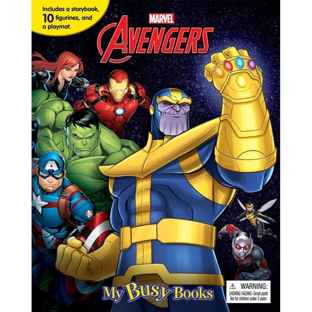 Marvel Avengers My Busy Book (Phidal Publishing Inc.)
Marvel Avengers My Busy Book (Phidal Publishing Inc.)