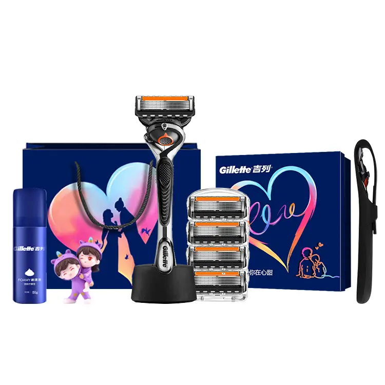 Мужская бритва Subtle Sharpness To Smoothness 1 держатель для лезвия, 4 сменные головки, 1 подставка Gillette, Fengyin Zhishun 4-Blade+Shaving Foam+Blade Case+Couple Ornament+Qixi Festival Box+Shopping Bag
Мужская бритва Subtle Sharpness To Smoothness 1 держатель для лезвия, 4 сменные головки, 1 подставка Gillette, Fengyin Zhishun 4-Blade+Shaving Foam+Blade Case+Couple Ornament+Qixi Festival Box+Shopping Bag