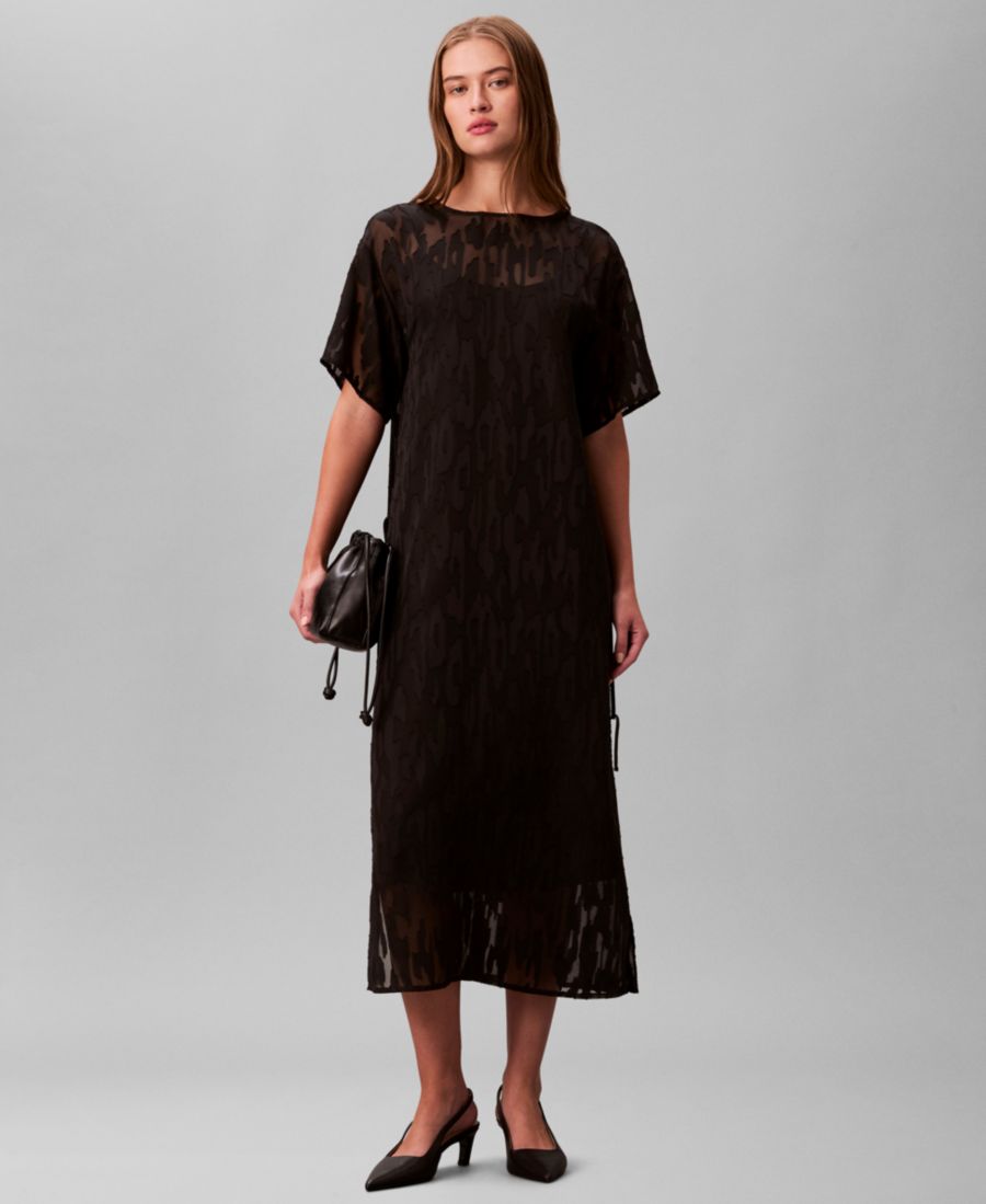 Женское миди-платье с коротким рукавом Calvin Klein, Black
Женское миди-платье с коротким рукавом Calvin Klein, Black