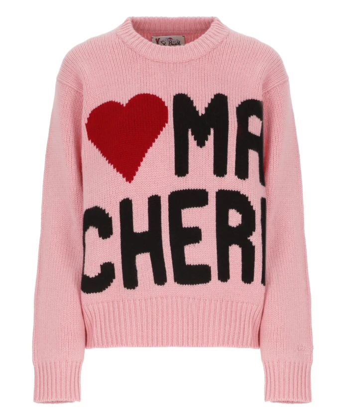 Шерстяной свитер с круглым вырезом Saint Barth, розовый
Шерстяной свитер с круглым вырезом Saint Barth, розовый