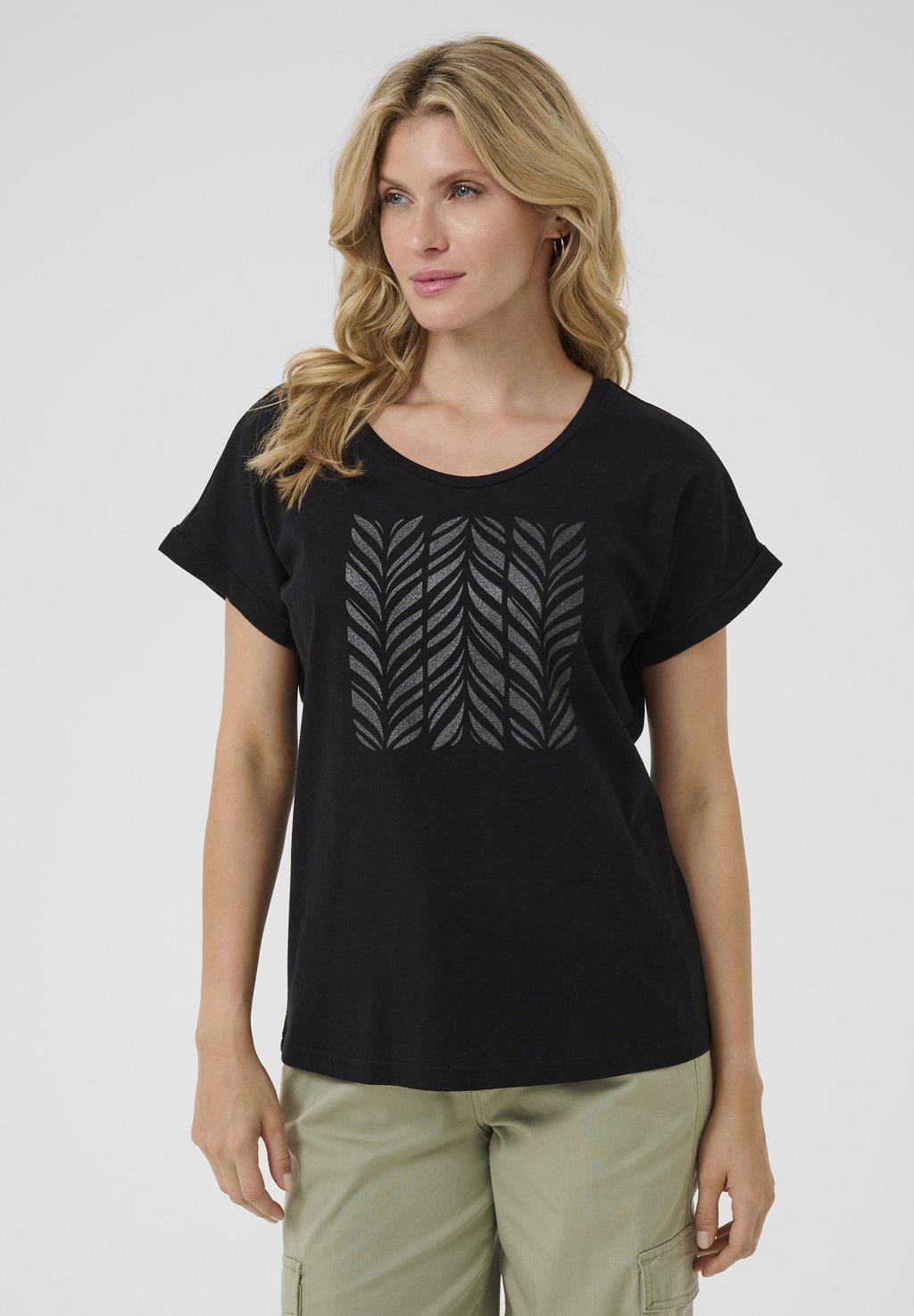 Футболка с принтом Cream, черный
Футболка с принтом Cream, черный