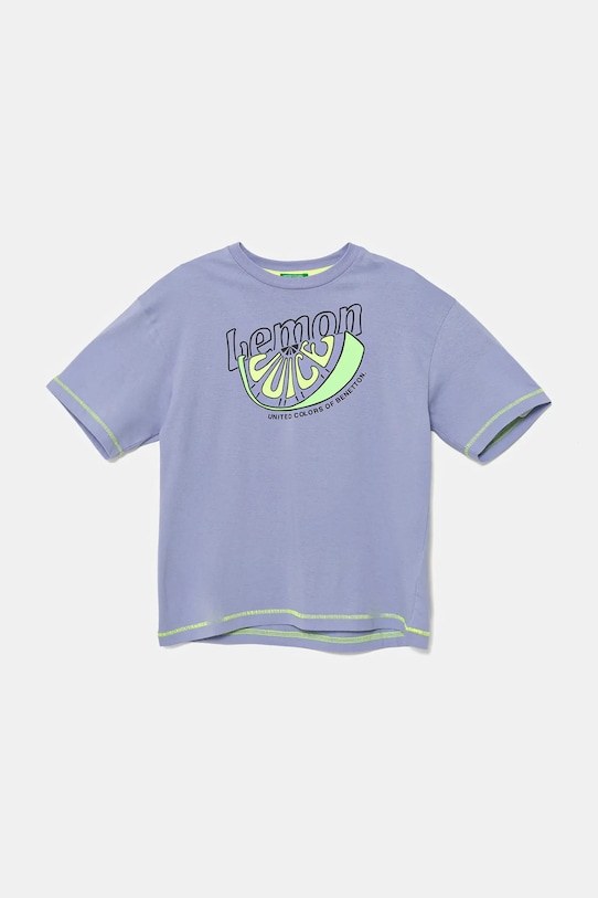 Хлопковая футболка United Colors Of Benetton, фиолетовый
Хлопковая футболка United Colors Of Benetton, фиолетовый