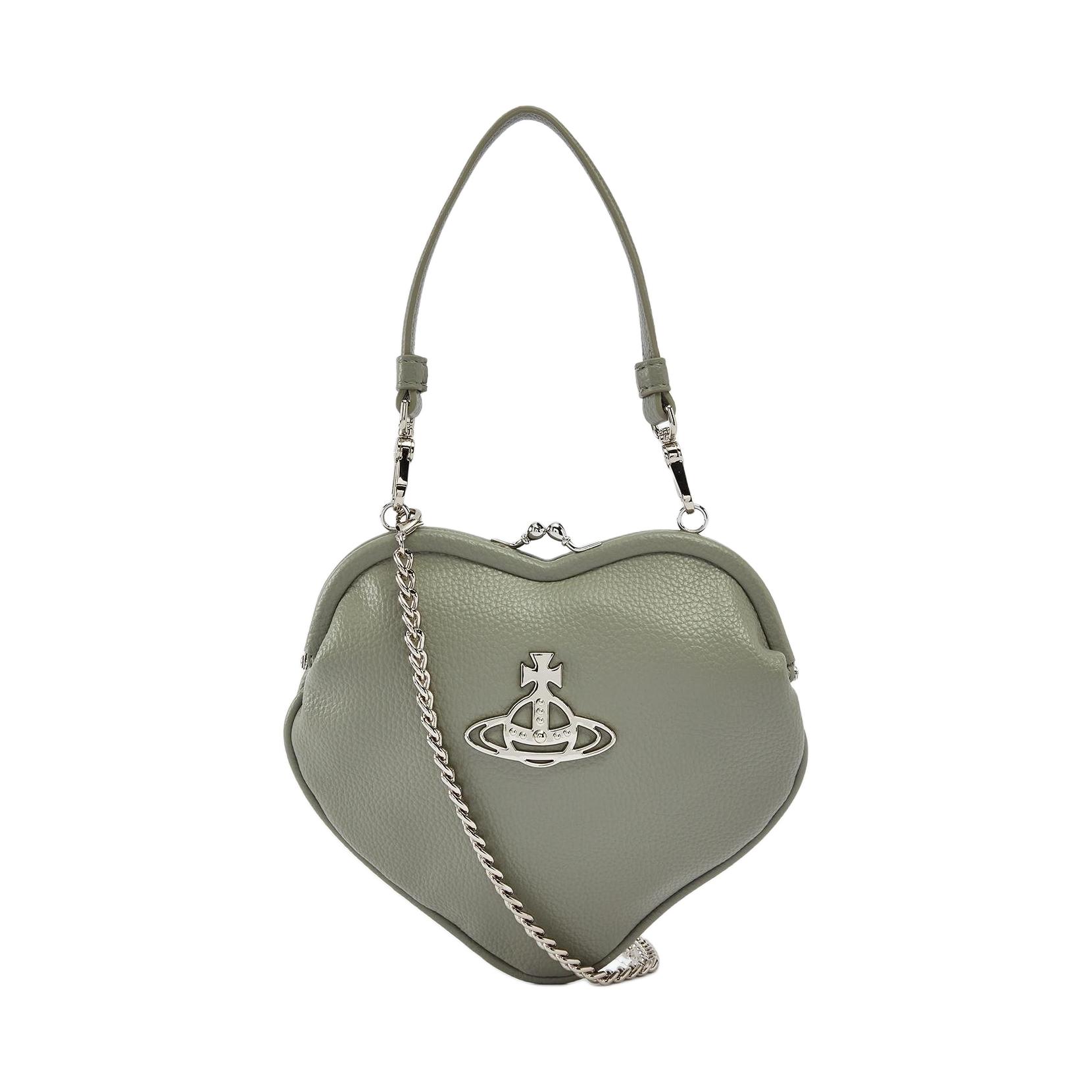 Vivienne Westwood Женский кошелек через плечо из переработанного полиуретана серо-зеленый 
Vivienne Westwood Женский кошелек через плечо из переработанного полиуретана серо-зеленый