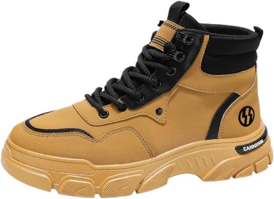 Мужские походные ботинки на шнуровке, Botas Deportivas Para Hombre, высокие ботильоны, модная, стильная, повседневная, удобная обувь для прогулок на открытом воздухе, легкая, дышащая Lokolucx, желтый
Мужские походные ботинки на шнуровке, Botas Deportivas Para Hombre, высокие ботильоны, модная, стильная, повседневная, удобная обувь для прогулок на открытом воздухе, легкая, дышащая Lokolucx, желтый