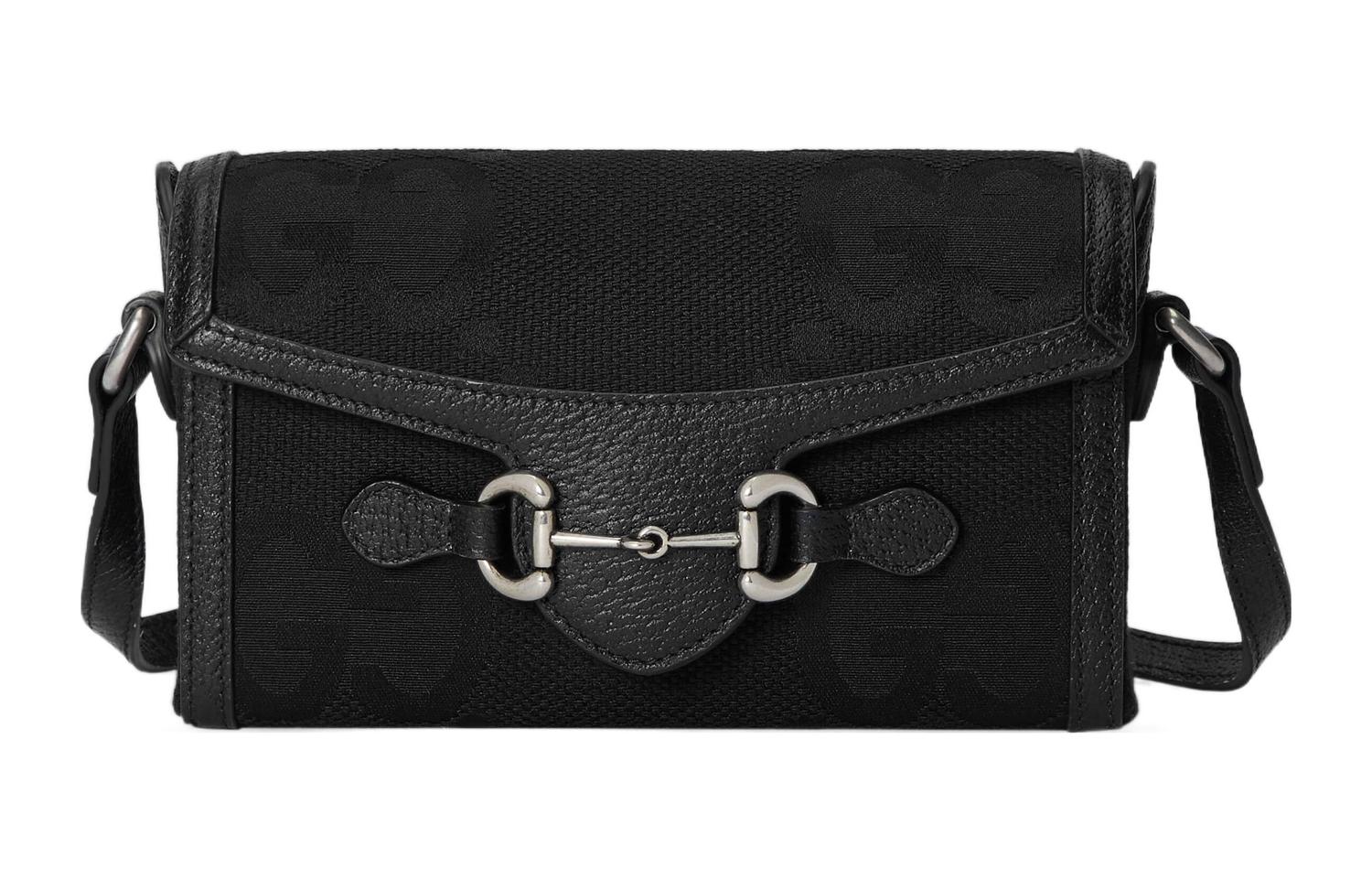 Конверс с кожаными вставками Horsebit 1955 мини-рюкзак через плечо унисекс черный GUCCI
Конверс с кожаными вставками Horsebit 1955 мини-рюкзак через плечо унисекс черный GUCCI