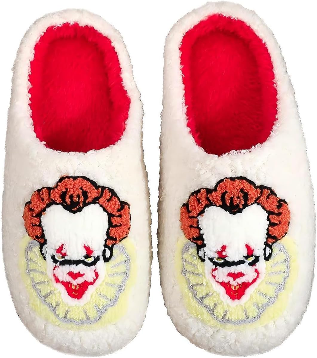 Женские и мужские домашние тапочки Ретро Уютные Теплые Плюшевые Слипоны с Памятью Фоам для Дома Зимой, для улицы и дома Wiretran, Clown
Женские и мужские домашние тапочки Ретро Уютные Теплые Плюшевые Слипоны с Памятью Фоам для Дома Зимой, для улицы и дома Wiretran, Clown