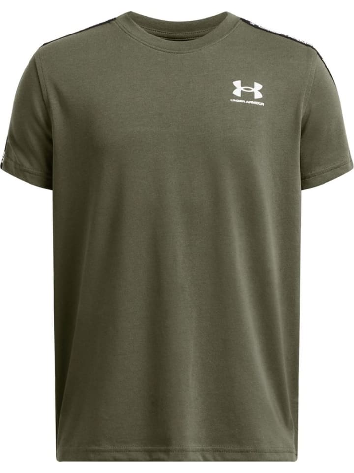 Спортивная футболка Icon Taped T-Shirt зеленого цвета Under Armour
Спортивная футболка Icon Taped T-Shirt зеленого цвета Under Armour