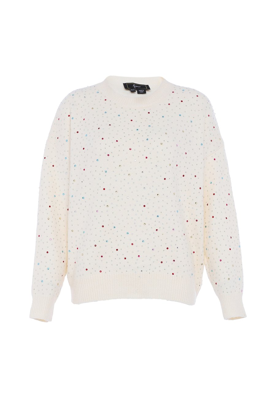 Джемпер faina Jumper, Wollweiss/White
Джемпер faina Jumper, Wollweiss/White