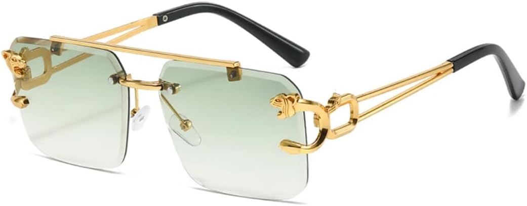 Солнцезащитные очки с защитой UV400 | Металлические двойные перемычки, градиентные линзы | Для женщин и мужчин, для занятий спортом на открытом воздухе и вождения (все серые) LXLHWN, Light Green Gradient
Солнцезащитные очки с защитой UV400 | Металлические двойные перемычки, градиентные линзы | Для женщин и мужчин, для занятий спортом на открытом воздухе и вождения (все серые) LXLHWN, Light Green Gradient