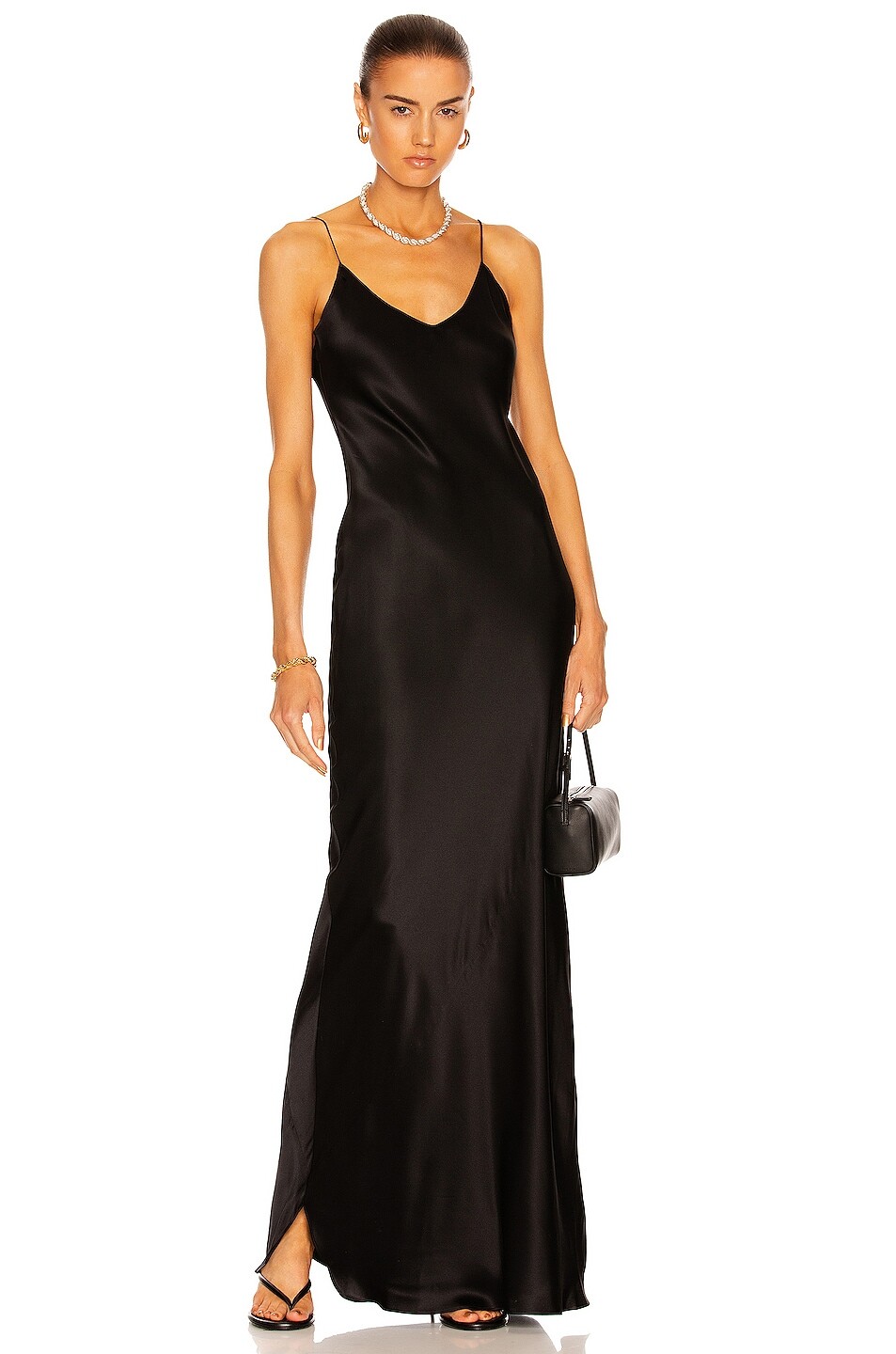 Платье Nili Lotan Cami Gown, черный
Платье Nili Lotan Cami Gown, черный