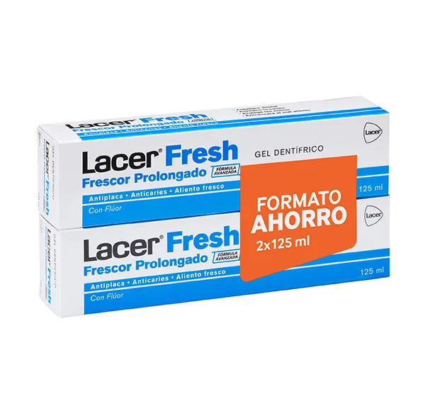 Зубная паста от неприятного запаха изо рта Lacerfresh Gel Duplo Lacer, 2 UD
Зубная паста от неприятного запаха изо рта Lacerfresh Gel Duplo Lacer, 2 UD