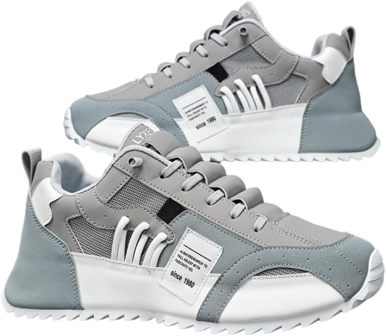 Мужские спортивные кроссовки больших размеров, дышащие повседневные кроссовки на толстой подошве, для создания модных образов, подходят для активного отдыха и повседневной носки на вечеринках Spkfhd, серый
Мужские спортивные кроссовки больших размеров, дышащие повседневные кроссовки на толстой подошве, для создания модных образов, подходят для активного отдыха и повседневной носки на вечеринках Spkfhd, серый