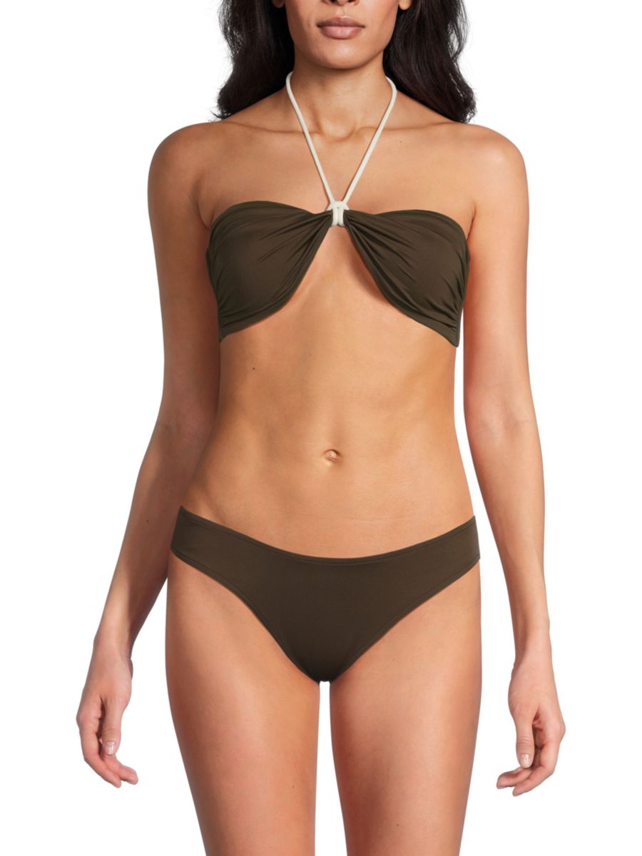 Бикини-топ с завязками на шее WeWoreWhat, цвет Mahogany
Бикини-топ с завязками на шее WeWoreWhat, цвет Mahogany