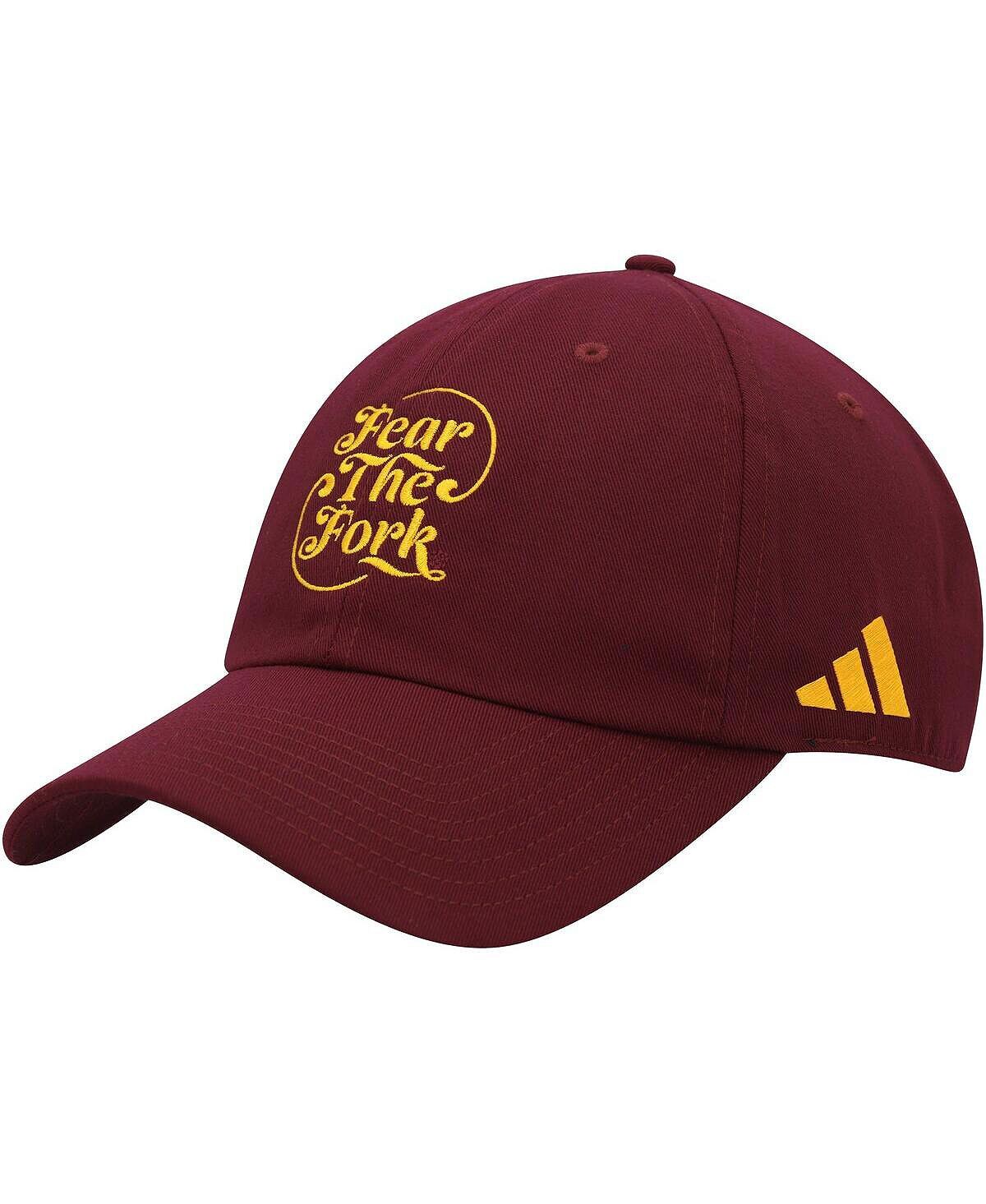 Мужская бордовая регулируемая шляпа Arizona State Sun Devils с напуском adidas
Мужская бордовая регулируемая шляпа Arizona State Sun Devils с напуском adidas