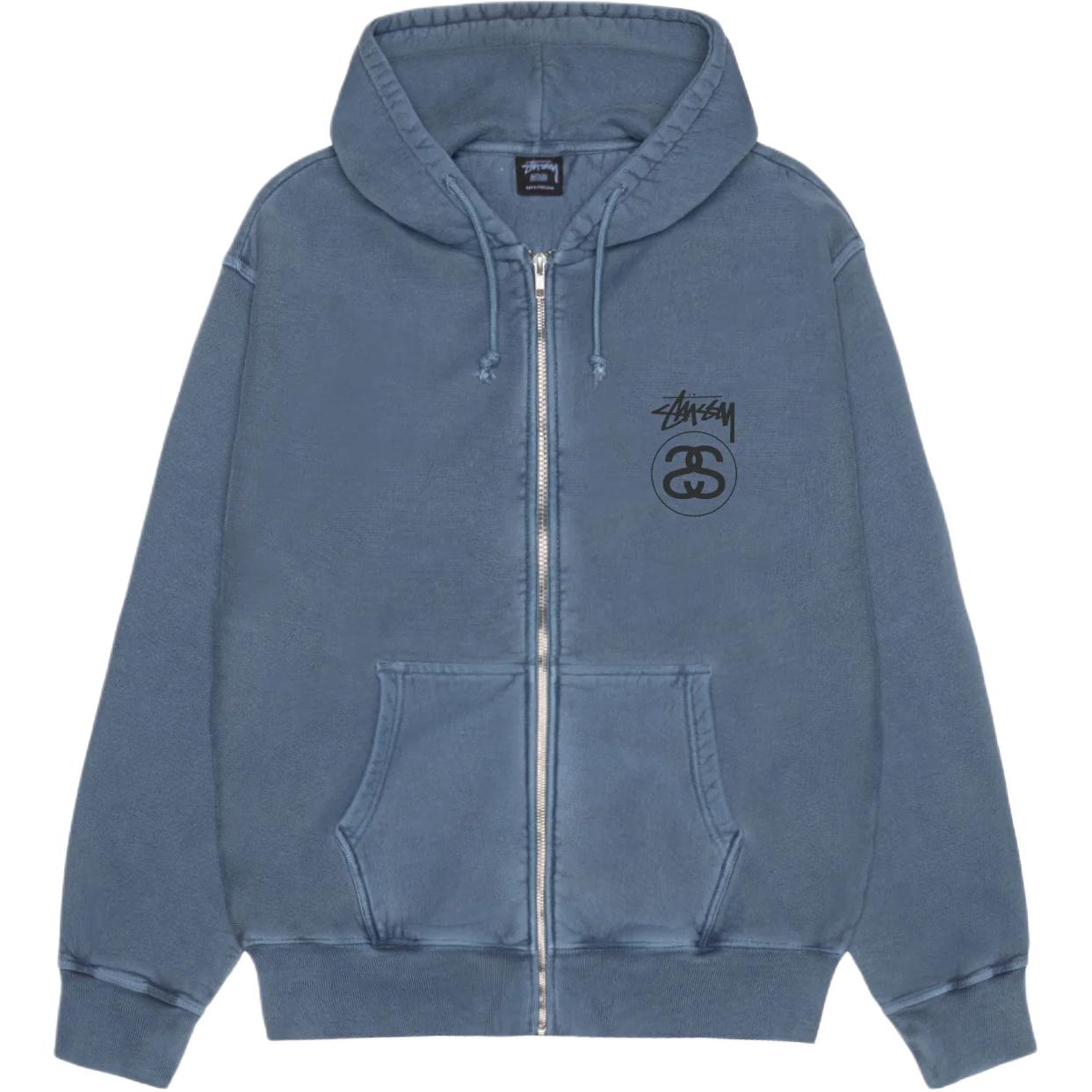 Свитшот с капюшоном Stock Link Zip Hoodie Pigment Dyed унисекс Stussy, синий
Свитшот с капюшоном Stock Link Zip Hoodie Pigment Dyed унисекс Stussy, синий