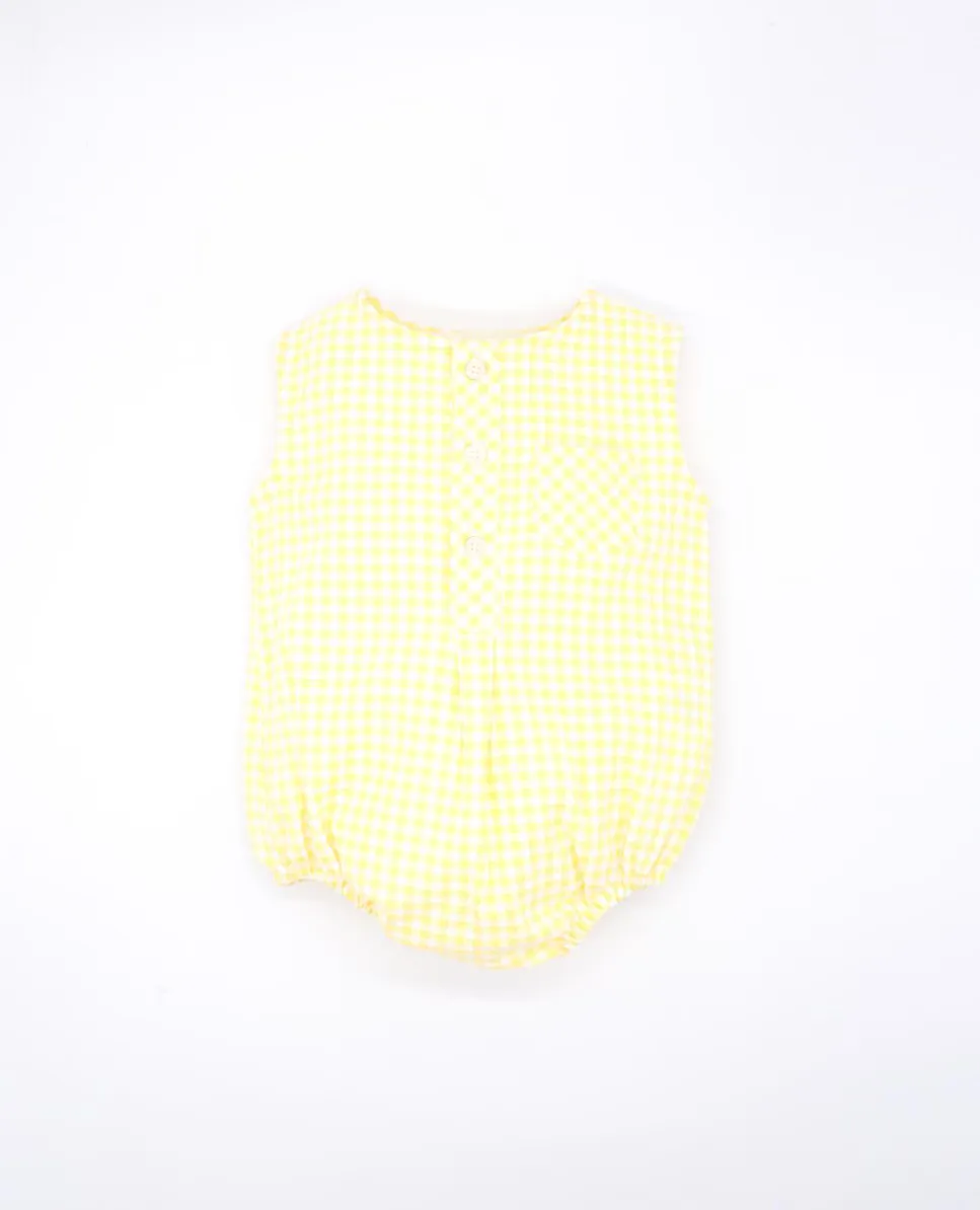 Детский комбинезон в клеточку для мальчика с карманом Fina Ejerique, желтый
Детский комбинезон в клеточку для мальчика с карманом Fina Ejerique, желтый