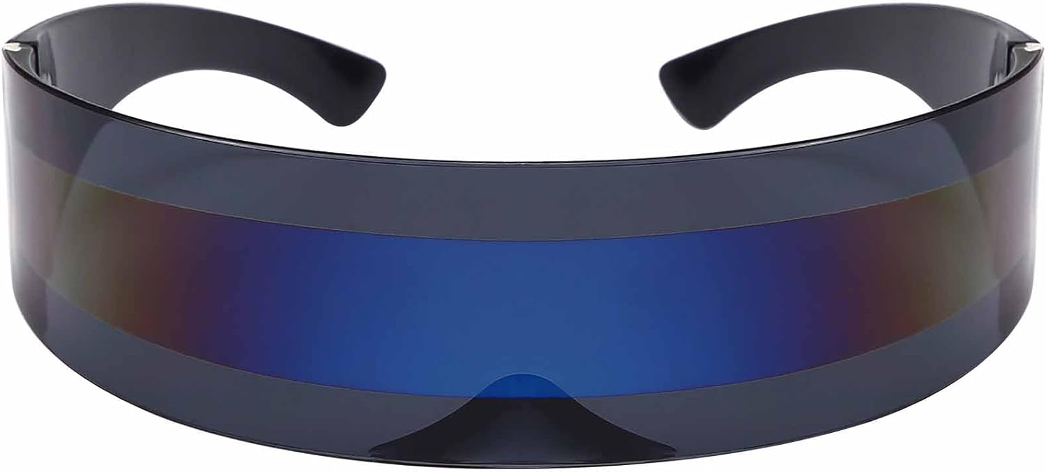 Футуристические солнцезащитные очки Dollger в стиле Y2K, космический циклоп, обтекаемая форма, без оправы, полупрозрачные зеркальные линзы, Black Grey Colorful Coating
Футуристические солнцезащитные очки Dollger в стиле Y2K, космический циклоп, обтекаемая форма, без оправы, полупрозрачные зеркальные линзы, Black Grey Colorful Coating