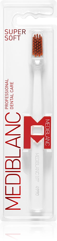 4990 супермягкая зубная щетка Mediblanc, white
4990 супермягкая зубная щетка Mediblanc, white