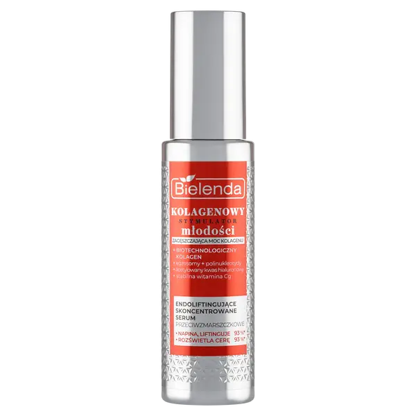 Эндолифтинговая сыворотка для лица против морщин для дня и ночи, 60 мл Bielenda Kolagenowy stymulator młodości
Эндолифтинговая сыворотка для лица против морщин для дня и ночи, 60 мл Bielenda Kolagenowy stymulator młodości