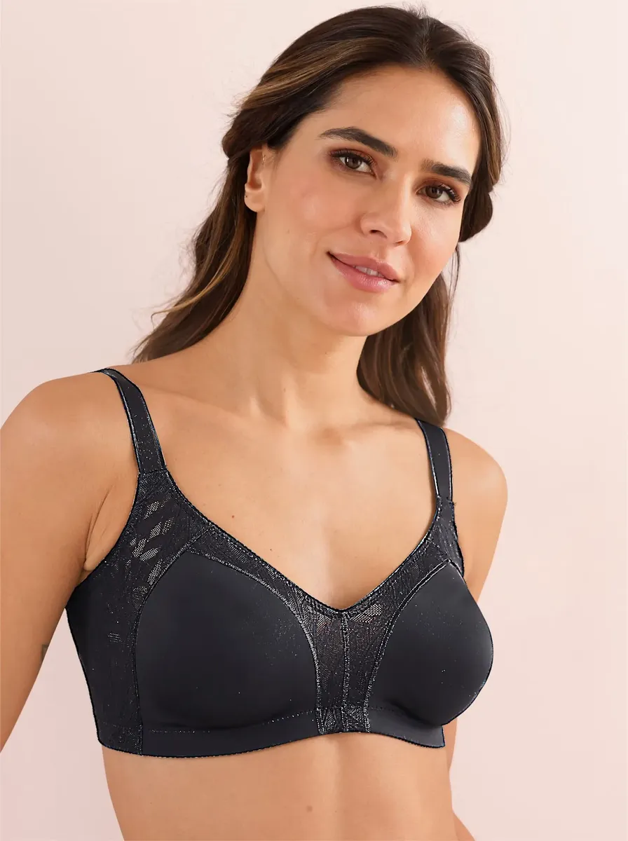 Naturana минимизирующий бюстгальтер, черный
Naturana минимизирующий бюстгальтер, черный