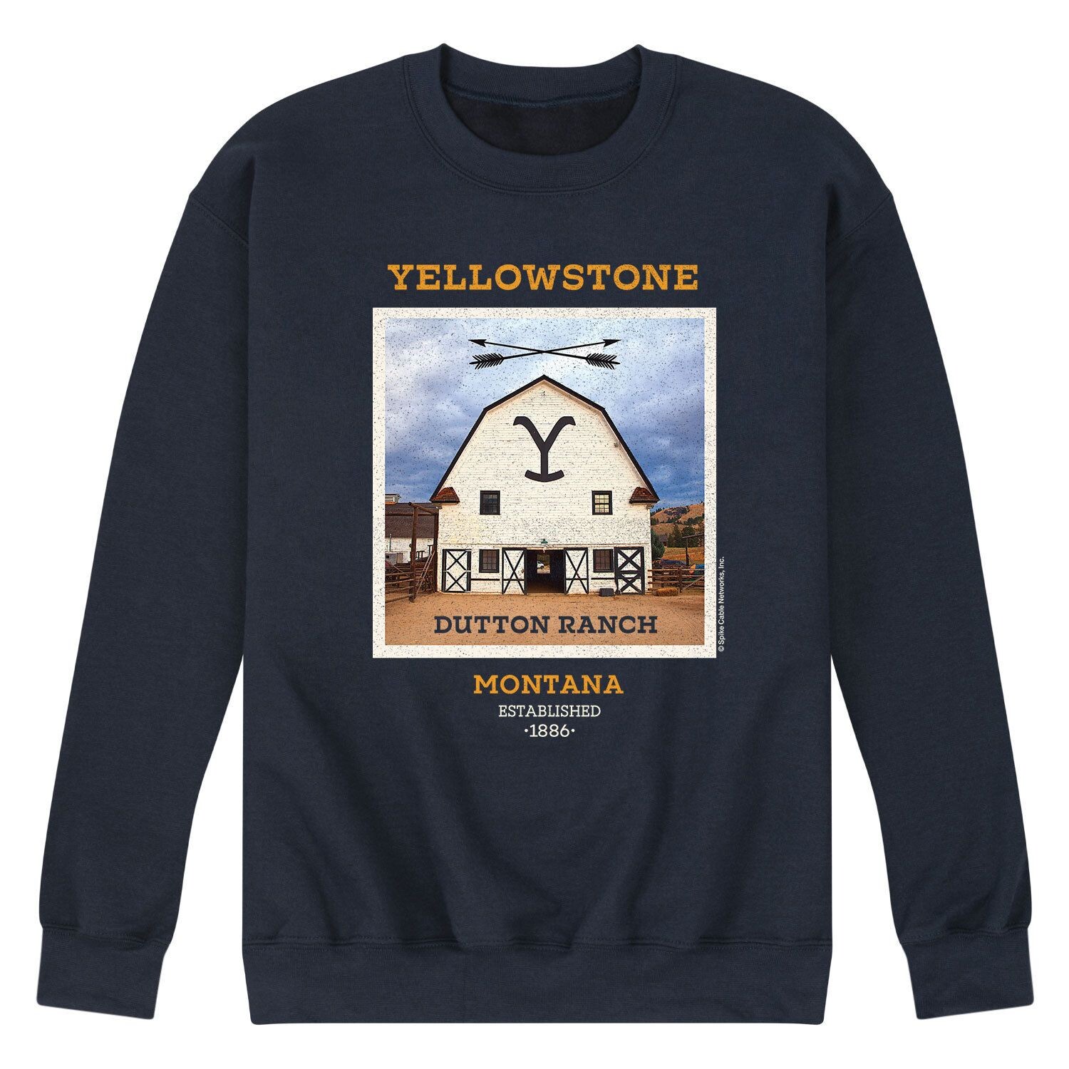 Мужской свитшот Yellowstone Dutton Barn Licensed Character
Мужской свитшот Yellowstone Dutton Barn Licensed Character