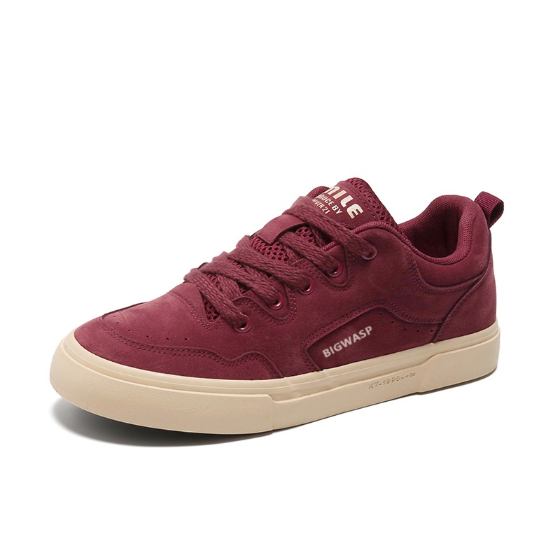 BIGWASP Скользоустойчивые амортизирующие увеличивающие рост низкие скейтерские кроссовки мужские бордовые, цвет Burgundy
BIGWASP Скользоустойчивые амортизирующие увеличивающие рост низкие скейтерские кроссовки мужские бордовые, цвет Burgundy