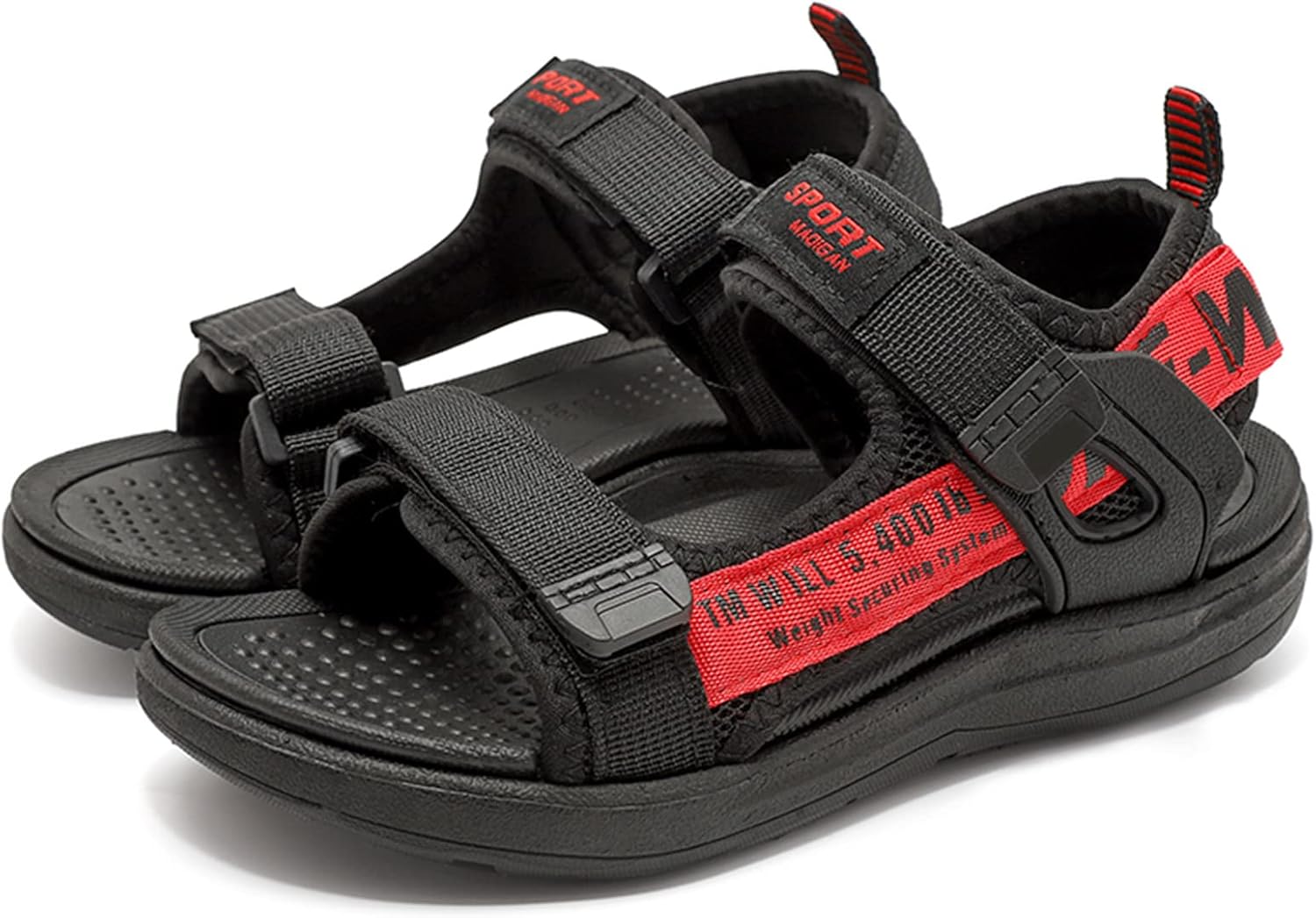 Детские водные сандалии CERYTHRINA с регулируемым ремешком и открытым носком, спортивные сандалии для мальчиков и подростков, черный/красный
Детские водные сандалии CERYTHRINA с регулируемым ремешком и открытым носком, спортивные сандалии для мальчиков и подростков, черный/красный