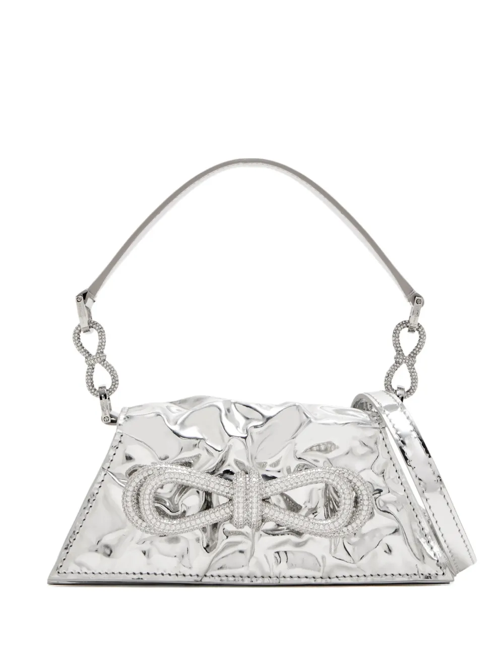 Маленькая сумка-тоут Samantha с двойным бантом MACH & MACH, серебряный
Маленькая сумка-тоут Samantha с двойным бантом MACH & MACH, серебряный