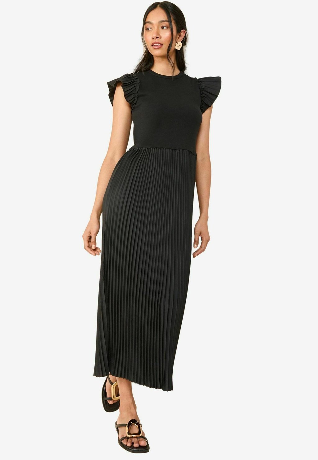 Платье макси REGULAR FIT - SHORT SLEEVE Friends Like These, черный 
Платье макси REGULAR FIT - SHORT SLEEVE Friends Like These, черный