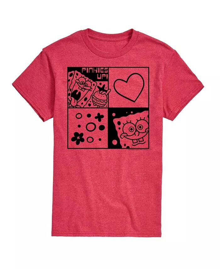 Мужская футболка SpongeBob с коротким рукавом AIRWAVES, красный
Мужская футболка SpongeBob с коротким рукавом AIRWAVES, красный