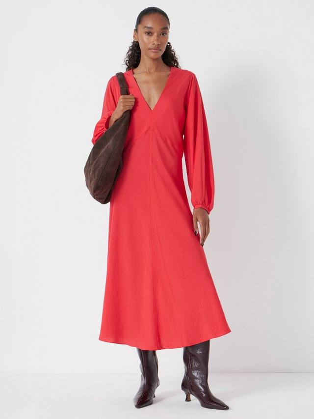 Платье миди Grace с V-образным вырезом и длинными рукавами HUSH
Платье миди Grace с V-образным вырезом и длинными рукавами HUSH