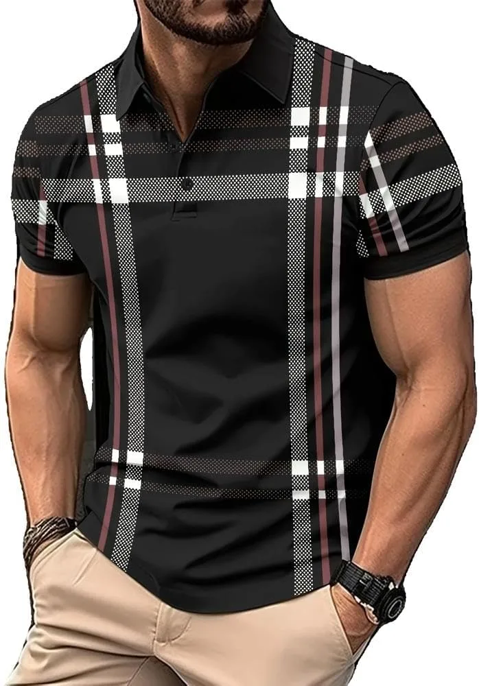 Летняя рубашка Xingfenly с коротким рукавом и полоской на пуговицах для гольфа
Летняя рубашка Xingfenly с коротким рукавом и полоской на пуговицах для гольфа