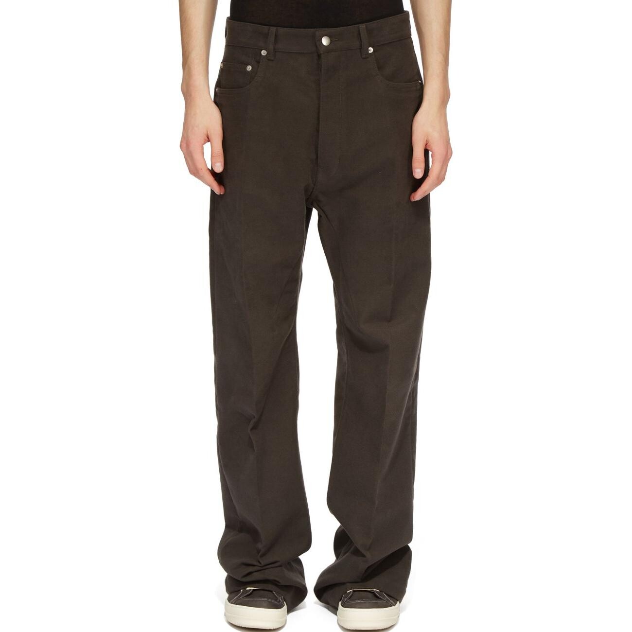 Джинсы мужские темно-серые Rick Owens, темно-серый 
Джинсы мужские темно-серые Rick Owens, темно-серый