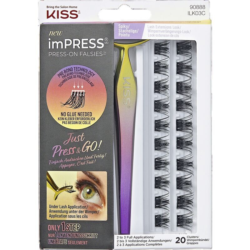 ImPRESS Press on Falsies Kit 03 - Spiky KISS, 30 шт.
ImPRESS Press on Falsies Kit 03 - Spiky KISS, 30 шт.