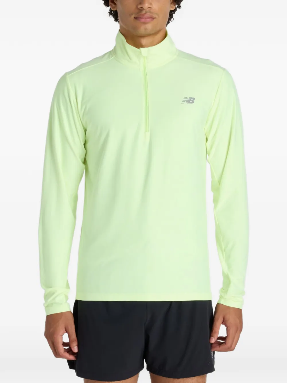 Вязаное изделие на молнии с эффектом меланжа New Balance, зеленый
Вязаное изделие на молнии с эффектом меланжа New Balance, зеленый