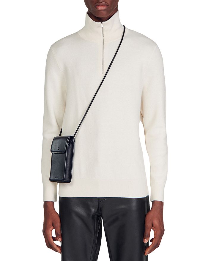 Свитер с молнией на четверть Sandro, слоновая кость/кремовый
Свитер с молнией на четверть Sandro, слоновая кость/кремовый