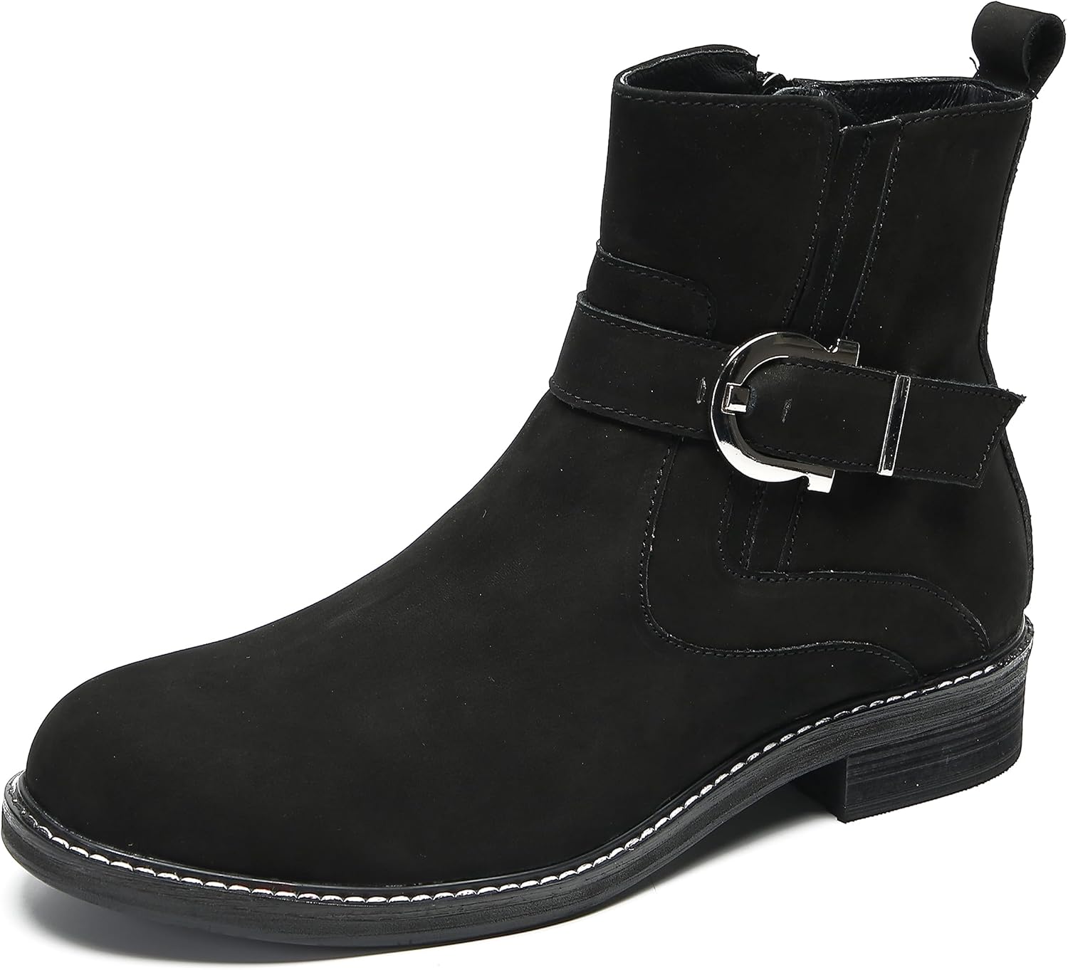 Мужские ботинки Santimon Chelsea, повседневные и нарядные ковбойские ботинки, из натуральной кожи, с пряжкой, вестерн-стиль, модные и удобные, для торжеств, свадеб, вечерних мероприятий, диско, для певцов, ботинки средней высоты, черный
Мужские ботинки Santimon Chelsea, повседневные и нарядные ковбойские ботинки, из натуральной кожи, с пряжкой, вестерн-стиль, модные и удобные, для торжеств, свадеб, вечерних мероприятий, диско, для певцов, ботинки средней высоты, черный