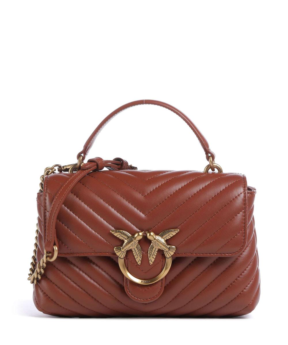 Love lady пуховая мини-сумка через плечо из овчины Pinko, коричневый
Love lady пуховая мини-сумка через плечо из овчины Pinko, коричневый