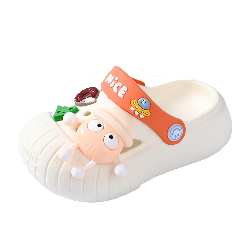 Противоскользящие износостойкие детские сандалии для детей Wooden Rabbit, белый 
Противоскользящие износостойкие детские сандалии для детей Wooden Rabbit, белый